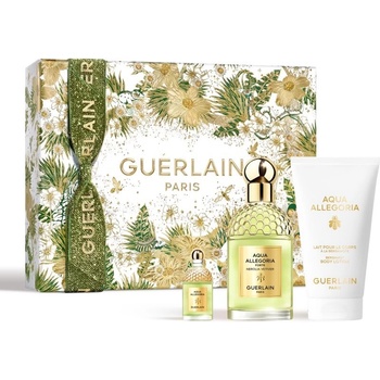 GUERLAIN Aqua Allegoria EDP plnitelná 75 ml + EDP plnitelná 7,5 ml + tělové mléko s bergamotem 75 ml