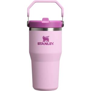 STANLEY Розов термос от неръждаема стомана 600 ml IceFlow Flip Straw 2.0 Cherry Blossom - Stanley (100000108169)