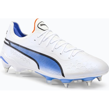 PUMA King Ultimate MXSG мъжки футболни обувки puma white/puma black/blue glimmer/ultra orange