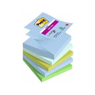 Post-it 3M Adhesive Block POST-IT® Super sticky Z-Notes (R330-5SS-OAS), 76x76mm, 5x90 cards