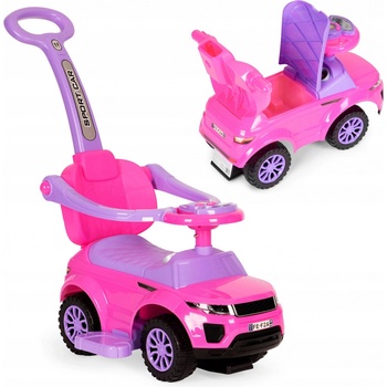 MULTISTORE auto 3v1 Super Car červené