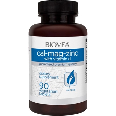 BIOVEA Cal-Mag-Zinc + Vitamin D [90 Таблетки]