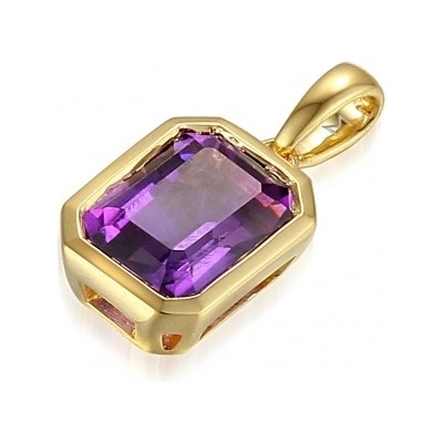 Gems Přívěsek Naomi žluté zlato a fialový ametyst 585 38 2 4504.0Z00.0.00.605.23