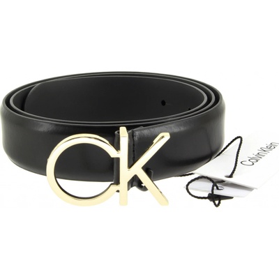 Calvin Klein dámský černý kožený pásek K60K610157-BEH-622