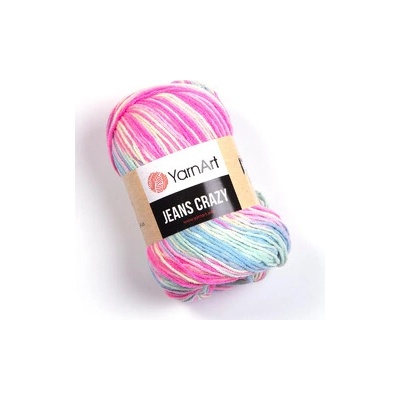 Yarn Art Jeans Crazy 7205 barevný mix