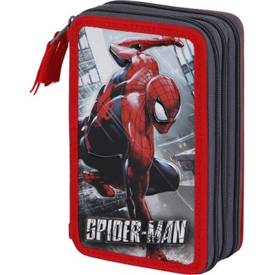 Spider man Marvel Spiderman třípatrový s výbavou šedý