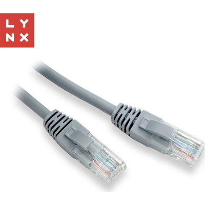 Lynx CS LX-UTP5E-020-GREY UTP patch Cat5e PVC CCA 2m šedý