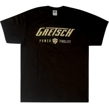 Gretsch Power & Fidelity Logo Black M Риза (9227638506)