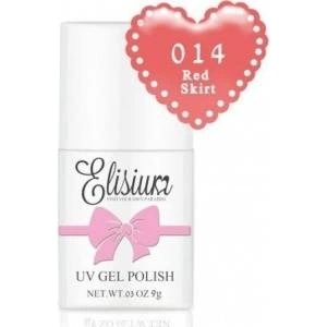 Elisium UV Gel Polish nail polish 014 Red Skirt 8ml