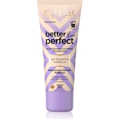 Eveline Cosmetics Better than Perfect krycí make-up s hydratačním účinkem 05 Creamy Beige Neutral 30 ml