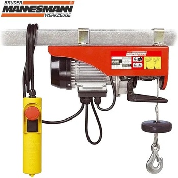 Brüder Mannesmann Електрическа лебедка, 220 V, 530 W, 125 кг / Mannesmann 1256 / (M 1256)