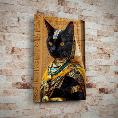 Art gift Стъклено арт пано Египетска котка