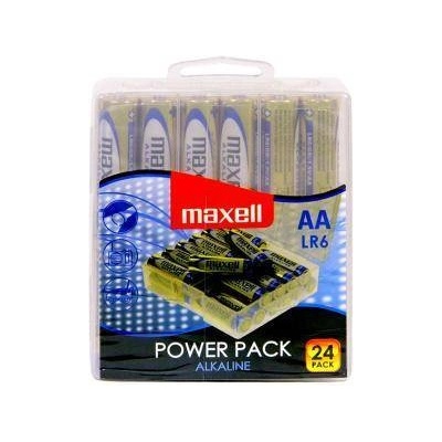 Maxell Алкални батерии maxell lr6 aa, 1.5v, 24 броя в блистер, ml-ba-lr6-24pk