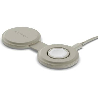 Satechi OntheGo 2-in-1 Wireless Charger - Sand (ST-QTG21W)