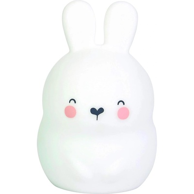 Saro Силиконова нощна лампа Saro Baby - Little Bunny, White (37481)
