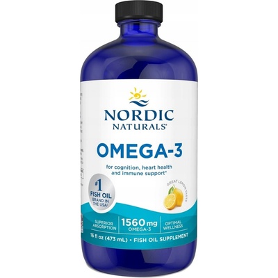 Nordic Naturals Omega 3 mastné kyseliny 473 ml