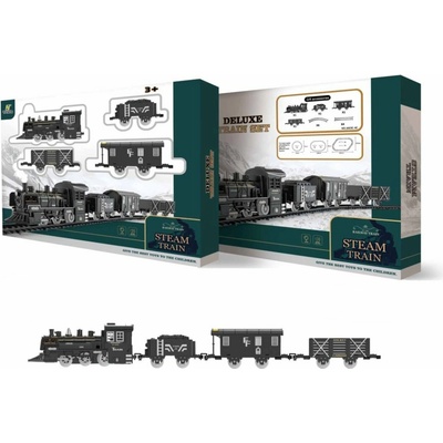 Wiky Vehicles Vlak set dymiace s efektmi dráha 135x75cm mašina 20cm