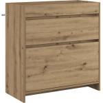 vidaXL Мебел под мивка за баня Дъб артизан 78, 5 x 37, 5 x 81 см (890743)