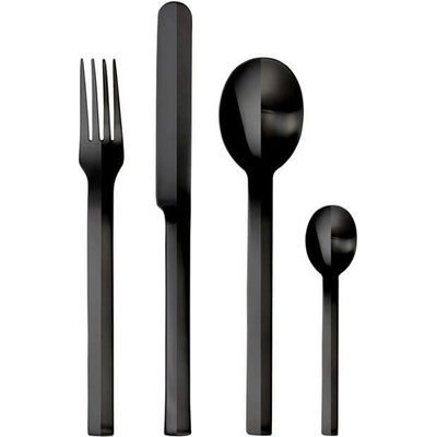 Herdmar (Португалия) Прибори за хранене HERDMAR TINTIM с черно PVD покритие - 24 части - черни (Herdmar 172-3024-0117-200-00A8)