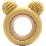 Lorelli Силиконова гризалка с бук Lorelli Premium - Мече, Yellow (10210910001)
