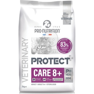 Pro-Nutrition Protect+ Care 8+ суха лечебна храна за котки 2 кг