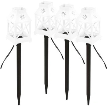 Emos DCLC01 LED dekorace zapichovací lucerny bílé venkovní i vnitřní studená bílá