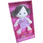 Man Yuk Toys Плюшена кукла с лилава рокля - 30 см (ls295-9)