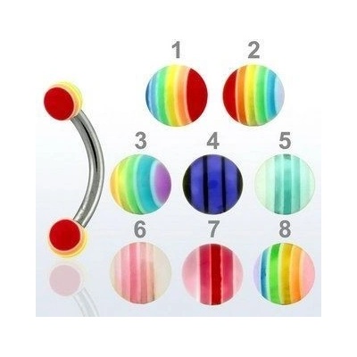 Šperky4U piercing do obočí OB01158-02