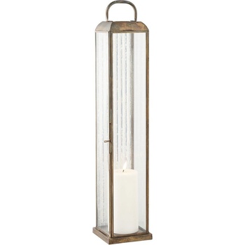 House Nordic Метален/стъклен фенер (височина 60 cm) Herslev - House Nordic (6409123)