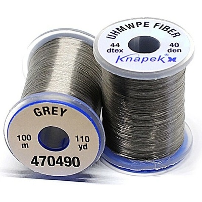 Vázací nit • UHMWPE FIBER LINE • 100m - Tloušťka 40D, Barva Šedá