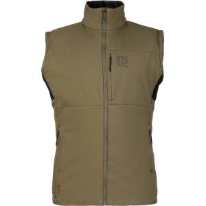 Stoic Мъжки вълнен елек Stoic MountainWool60 JokkmokkSt. Hybrid Vest Winter vest - Olive Green / Black (032-1611-0312)