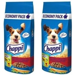 Chappi 2x13, 5кг - суха храна за кучета с говеждо месо, птиче месо и зеленчуци