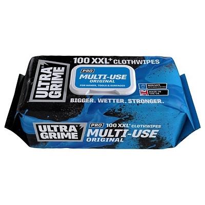 ULTRAGRIME čistící ubrousky PROFI MULTIUSE XXL 38 x 25cm super silné nevysychají 100 ks 59001