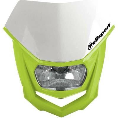 POLISPORT světlomet přední model HALO (žárovka halogenová) barva bílá/fluo