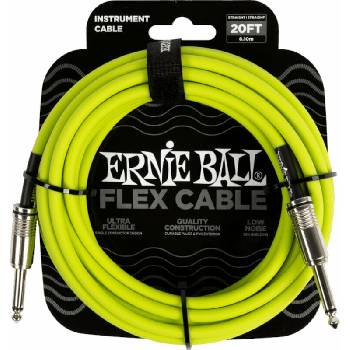 Ernie Ball Flex Instrument Cable Straight/Straight 6 m Директен - Директен Инструментален кабел (P06419)