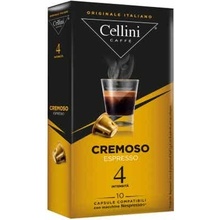 Cellini Caffé Espresso Cremoso 100% Arabika kapsle pro Nespresso 10 ks