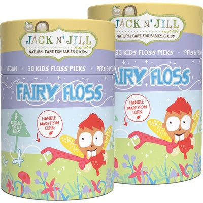 Jack N' Jill Zubná niť pre deti Fairy Floss 30 ks