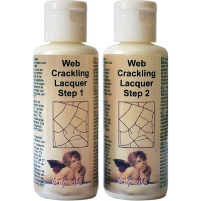 Daily Art Krakelovací lak pavučinový efekt dvoukrokový 2x50 ml – Hledejceny.cz