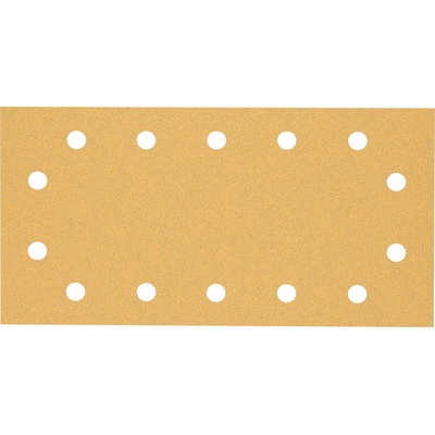 Bosch Brúsny papier EXPERT C470 so 14 otvormi pre orbitálne brúsky 115 x 230 mm, zrnitosť 80, 10 ks 2608900862