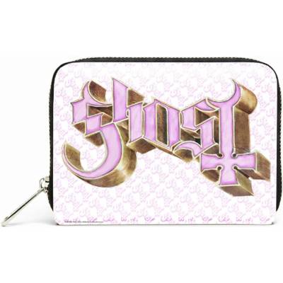 RukaHore Ghost Zip Top Purse Pink Logo Black, čierna