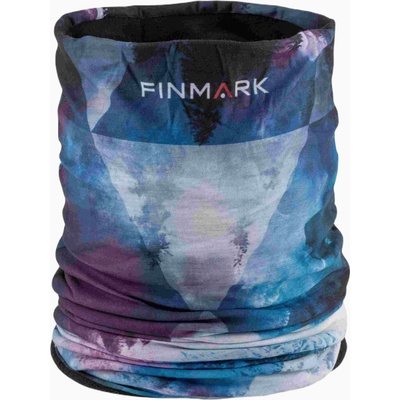 Finmark Multifunctional scarf with fleece uni