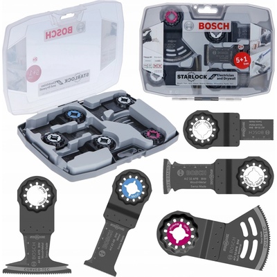 Bosch profi 2608664622 Sada oscilačních nástrojů pro elektrikáře (5+1ks) – Zboží Dáma