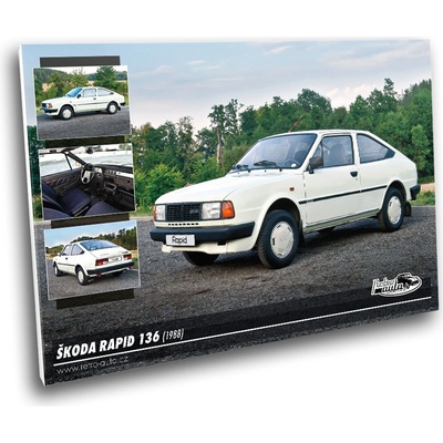Obraz č. 75 - ŠKODA RAPID 136 (1988) 100 x 70 cm