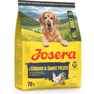 Josera Medi/Maxi Kuracie mäso a sladké zemiaky 900 g