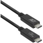 ACT ac7402 usb-c кабел 2 м черен (ac7402)
