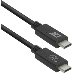 ACT ac7402 usb-c кабел 2 м черен (ac7402)