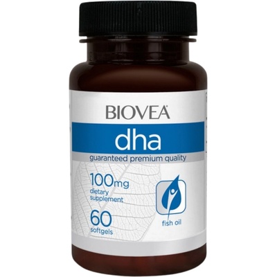 Biovea DHA, 100 mg, 60 капсули, Biovea (7893)