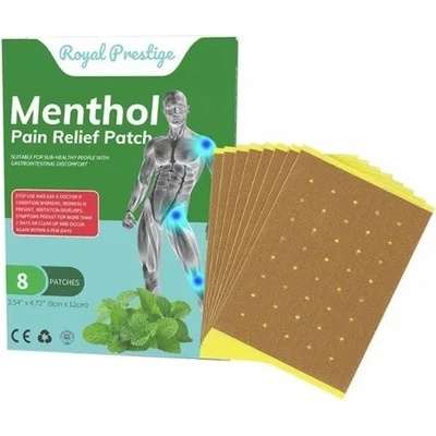 Royal Prestige Adhezívne mentolové náplasti na kĺby - 8 ks