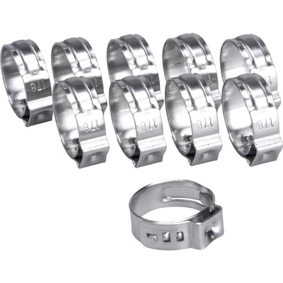 EXTOL PREMIUM spona na hadici, 10ks, O17,8mm, INOX – Hledejceny.cz