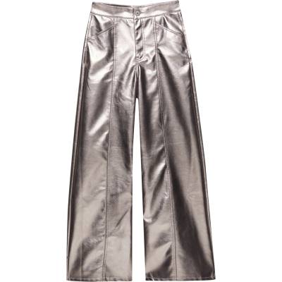 Pull&Bear Панталон сребърно, размер 42